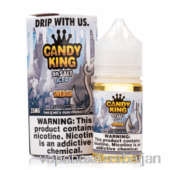 Vape Azerbaijan ICED Swedish - Candy King On Salt - 30mL 35mg